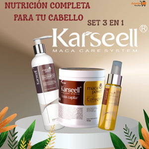 ✨ KIT REPARADOR CAPILAR 3 EN 1 – KARSEELL COLLAGEN